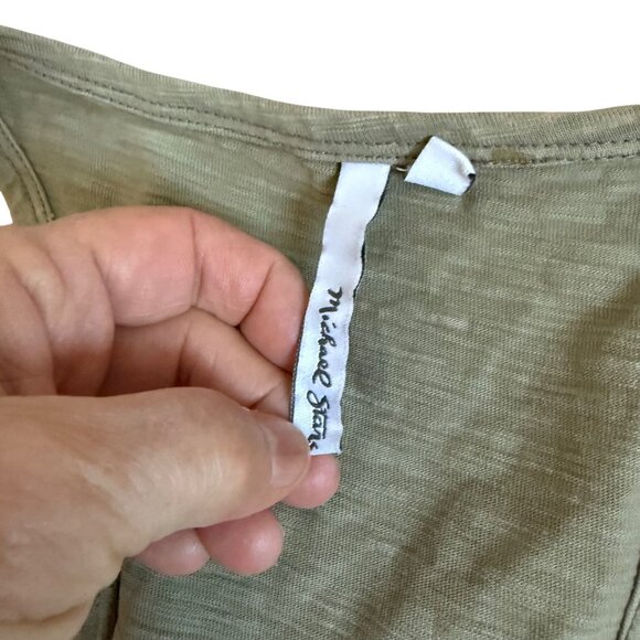 Michael Stars Womens Olive Green Romper Size 2 - Picture 2 of 9